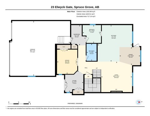 Floor plan - 23 Elwyck Gate, Spruce Grove, AB 