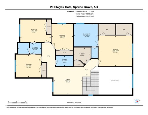 Floor plan - 23 Elwyck Gate, Spruce Grove, AB 