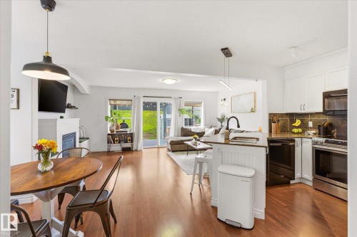 15122 33 Street, Edmonton, AB - Indoor Photo Showing Kitchen With Double Sink