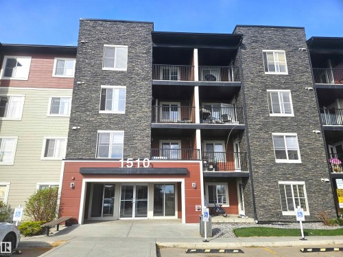 #313 1510 Watt Dr Sw, Edmonton, AB - Outdoor With Balcony With Facade