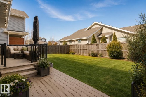 *Back Yard and Deck Virtually Staged - 1088 Hope Road, Edmonton, AB 