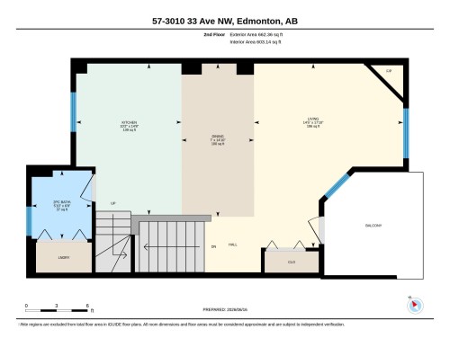 Floor plan - 57 3010 33 Avenue, Edmonton, AB 