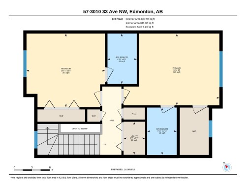 Floor plan - 57 3010 33 Avenue, Edmonton, AB 