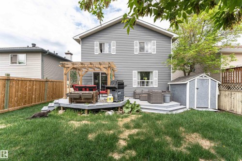 9 Langley Crescent, Spruce Grove, AB - Outdoor With Deck Patio Veranda With Exterior