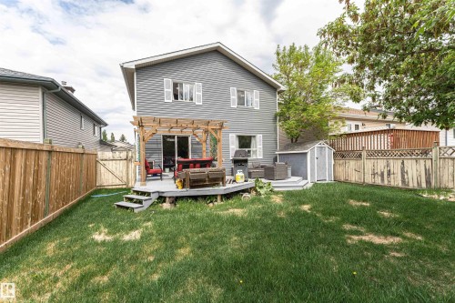 9 Langley Crescent, Spruce Grove, AB - Outdoor With Deck Patio Veranda With Exterior