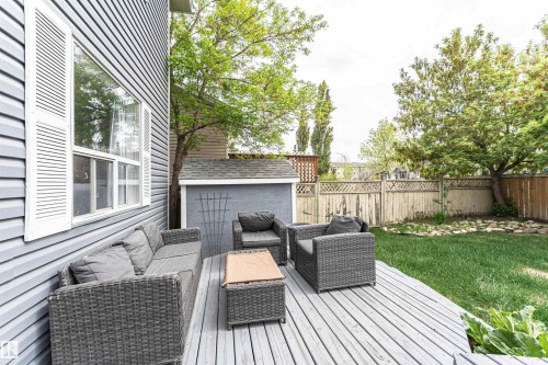 9 Langley Crescent, Spruce Grove, AB - Outdoor With Deck Patio Veranda With Exterior