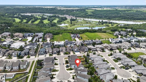 Aerial view - 4612 Westcliff Point(E), Edmonton, AB 