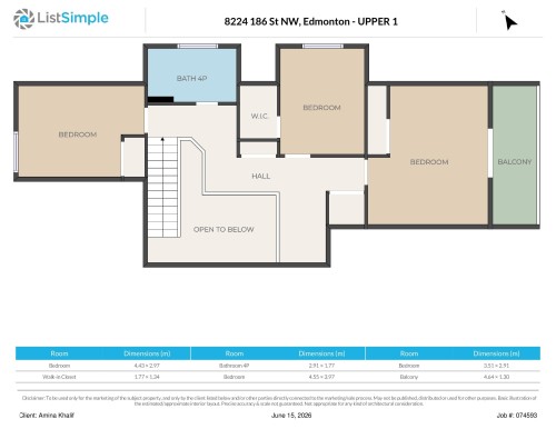 Floor plan - 8224 186 Street Nw, Edmonton, AB 