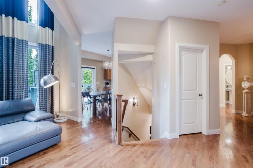 Hardwood flooring throughout the main level - 5206 Cercle Ciel Crescent, Beaumont, AB 