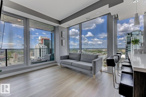 Living room - 2902 10180 103 Street, Edmonton, AB 