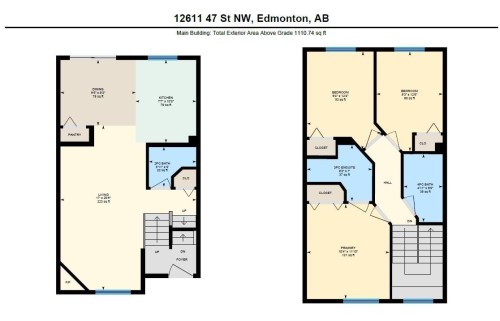 Floor plan - 12611 47 Street, Edmonton, AB 
