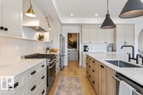 10 Redwing Wynd, St. Albert, AB - Indoor Photo Showing Kitchen With Upgraded Kitchen