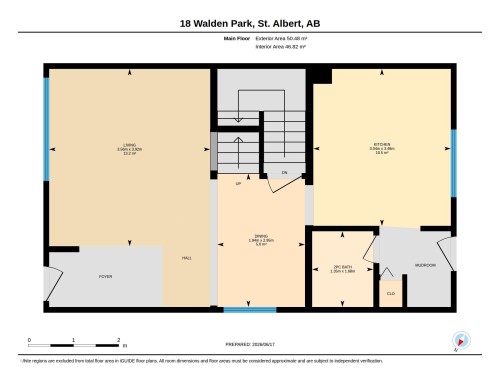 Floor plan - 18 Walden Park, St. Albert, AB 