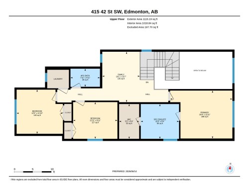 Floor plan - 415 42 Street, Edmonton, AB 