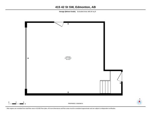 Floor plan - 415 42 Street, Edmonton, AB 