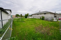 Back view of the vacant lot, from the left side - 
