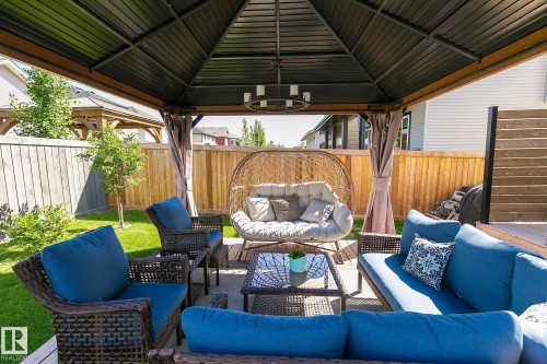 Patio terrace - 312 West Haven Drive, Leduc, AB 