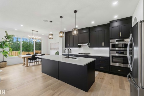 Welcome to 1527 Esaiw Place NW - 1527 Esaiw Place Nw, Edmonton, AB - Indoor Photo Showing Kitchen With Upgraded Kitchen