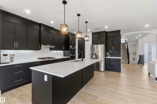 Welcome to 1527 Esaiw Place NW - 1527 Esaiw Place Nw, Edmonton, AB - Indoor Photo Showing Kitchen With Upgraded Kitchen