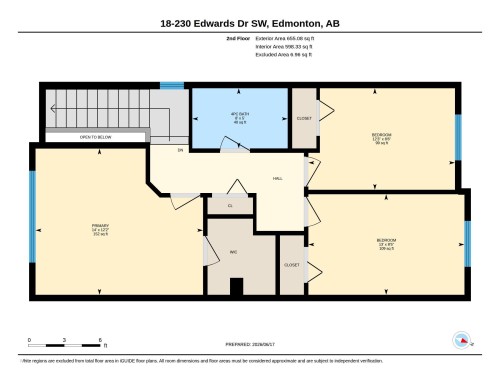 Floor plan - 18 230 Edwards Drive, Edmonton, AB 