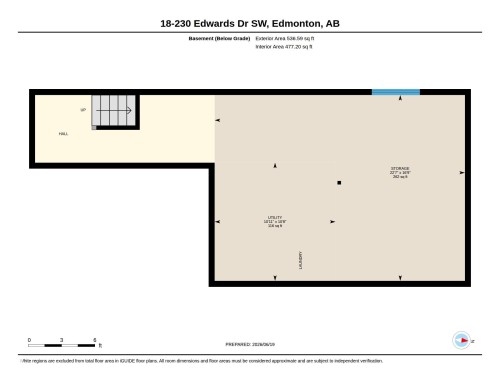 Floor plan - 18 230 Edwards Drive, Edmonton, AB 