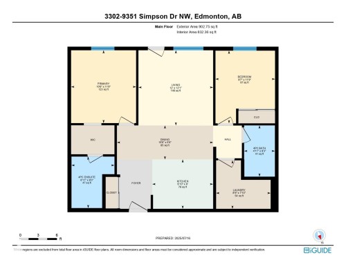 Floor plan - 3302 9351 Simpson Drive, Edmonton, AB 