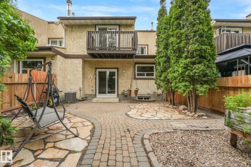 Landscaped, private and low maintenance backyard area. - 2921 130 Avenue, Edmonton, AB 