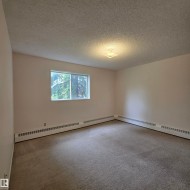 Neutral wall tones compliment the textured ceiling - 