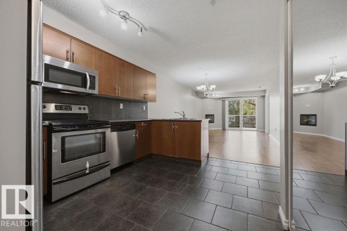 204 10118 106 Avenue, Edmonton, AB - Indoor Photo Showing Kitchen