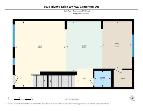 Floor plan - 5034 Rivers Edge Way, Edmonton, AB 