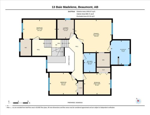 Floor plan - 13 Baie Madelene, Beaumont, AB 