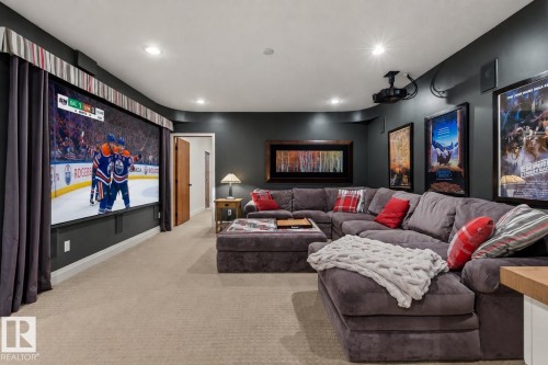 Cinema room - 624 Butchart Wynd, Edmonton, AB 