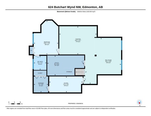Floor plan - 624 Butchart Wynd, Edmonton, AB 