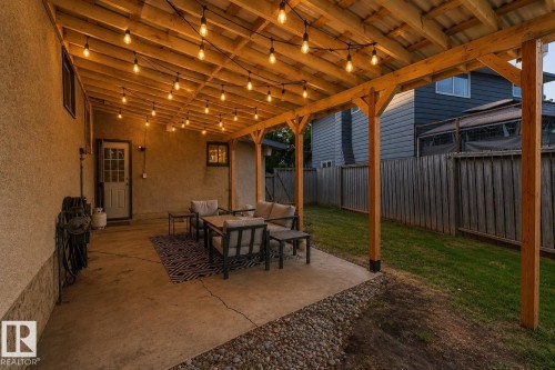Patio terrace - 24 Addison Crescent, St. Albert, AB 