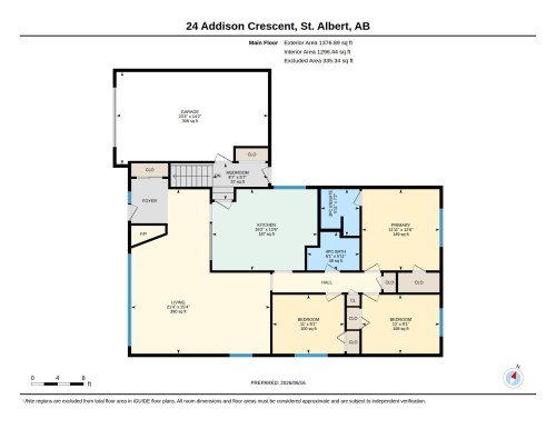 Floor plan - 24 Addison Crescent, St. Albert, AB 