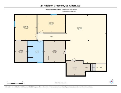 Floor plan - 24 Addison Crescent, St. Albert, AB 
