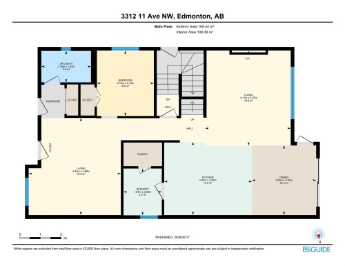 Floor plan - 3312 11 Avenue, Edmonton, AB 