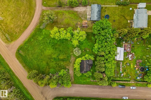 Aerial view - 5305 51 Street, Willingdon, AB 