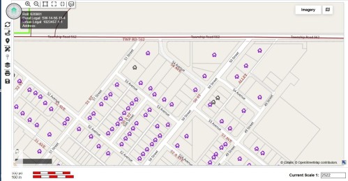 Map location - 5305 51 Street, Willingdon, AB 