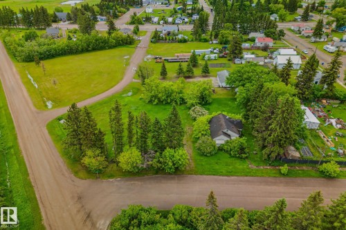 Aerial view - 5305 51 Street, Willingdon, AB 