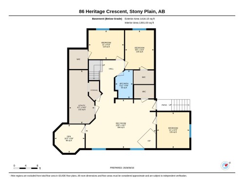 Floor plan - 86 Heritage Crescent, Stony Plain, AB 