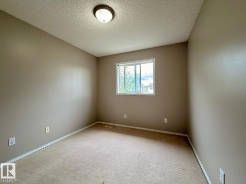 Neutral tone walls complement the light-colored carpeting - 12207 16 Avenue, Edmonton, AB 
