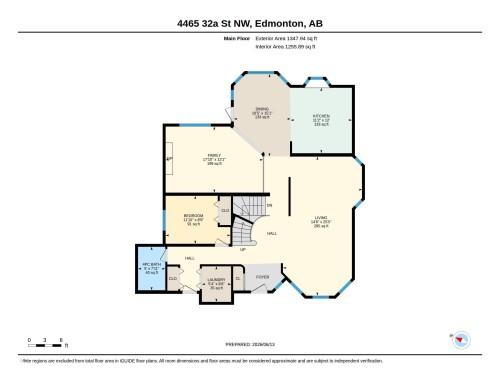 Floor plan - 4465 32A Street, Edmonton, AB 