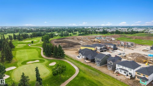 Expansive golf course greens with mature evergreen trees - 24 Grayson Green, Stony Plain, AB - Outdoor With View