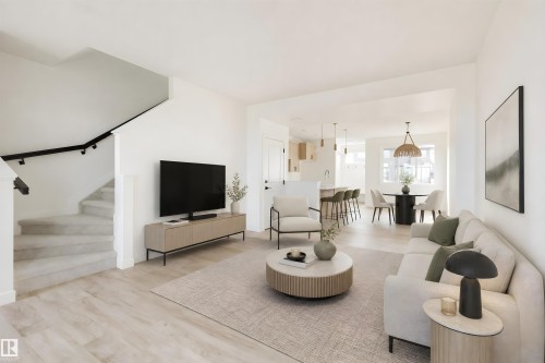 2630 62 Street, Edmonton, AB - Indoor Photo Showing Living Room