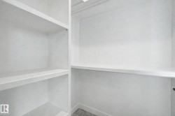 Built-in shelving with multiple storage compartments - 