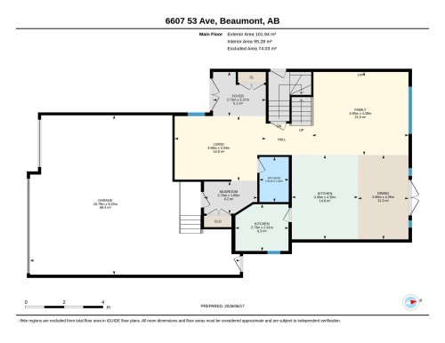Floor plan - 6607 53 Avenue, Beaumont, AB 