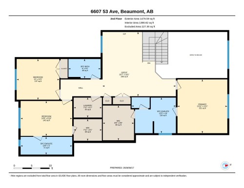 Floor plan - 6607 53 Avenue, Beaumont, AB 