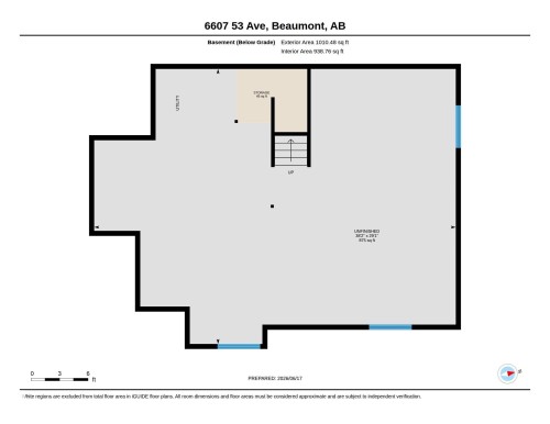 Floor plan - 6607 53 Avenue, Beaumont, AB 