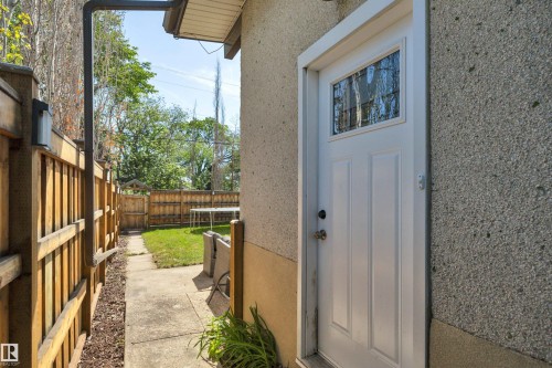 Exterior entry - 9835 74 Street, Edmonton, AB 
